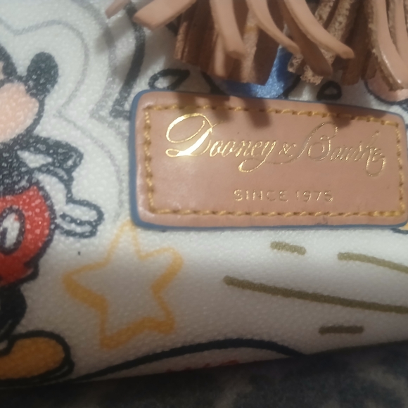 Dooney & Bourke Disney White and Tan Tote Bag - Picture 2 of 5